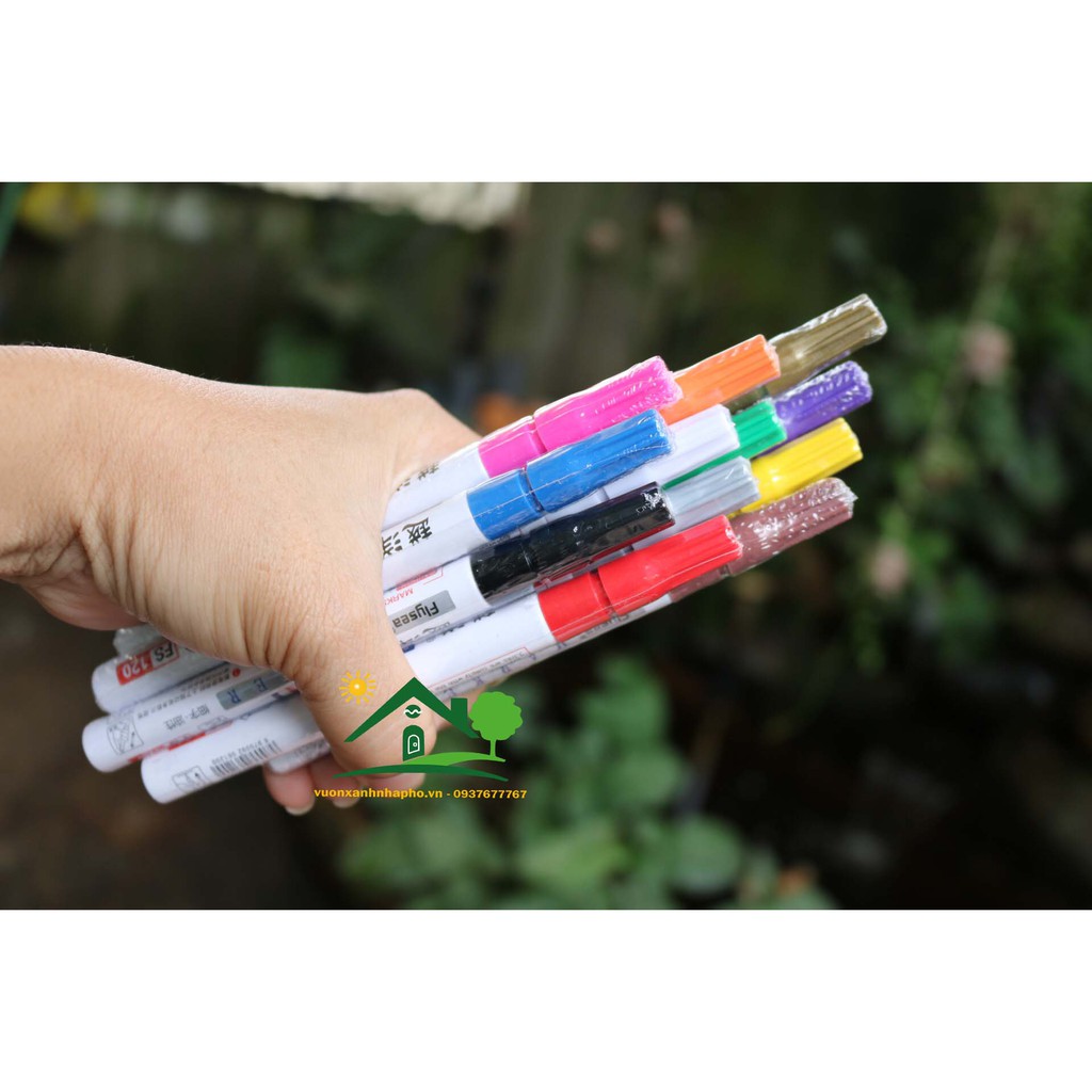 Bút sơn Paint Marker SP110 - SP120 nét 1ly 2ly thích hợp vẽ trên tất cả các bề mặt không trôi không phai màu