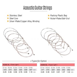 Dây Guitar Acoustic Alice A306