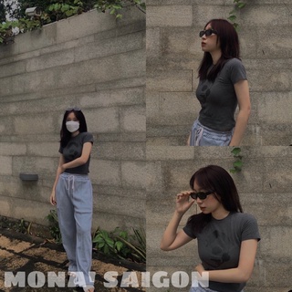 Áo thun baby tee ôm MONÁ - QUEEN