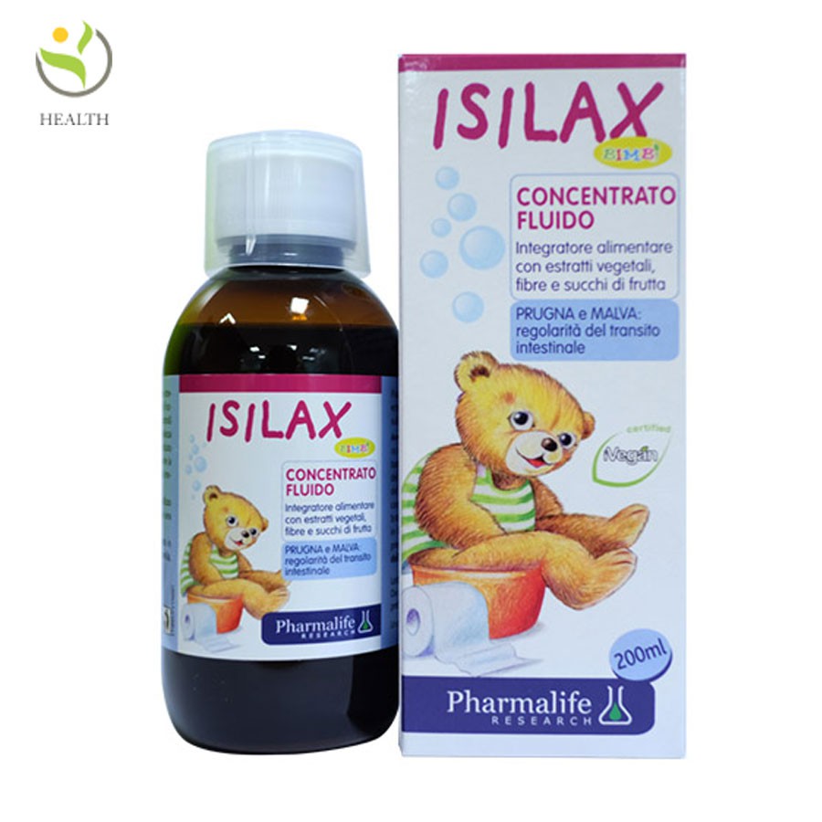 Siro Isilax Bimbi chống táo bón ở trẻ chai 200ml - Healthy Pharmacy