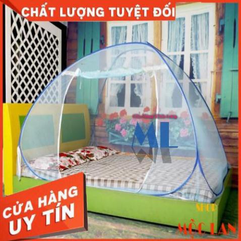 [SIÊU KHUYẾN MÃI] Mùng chụp tự bung 1m4 x 2m Minh Long - HỒNG HOA