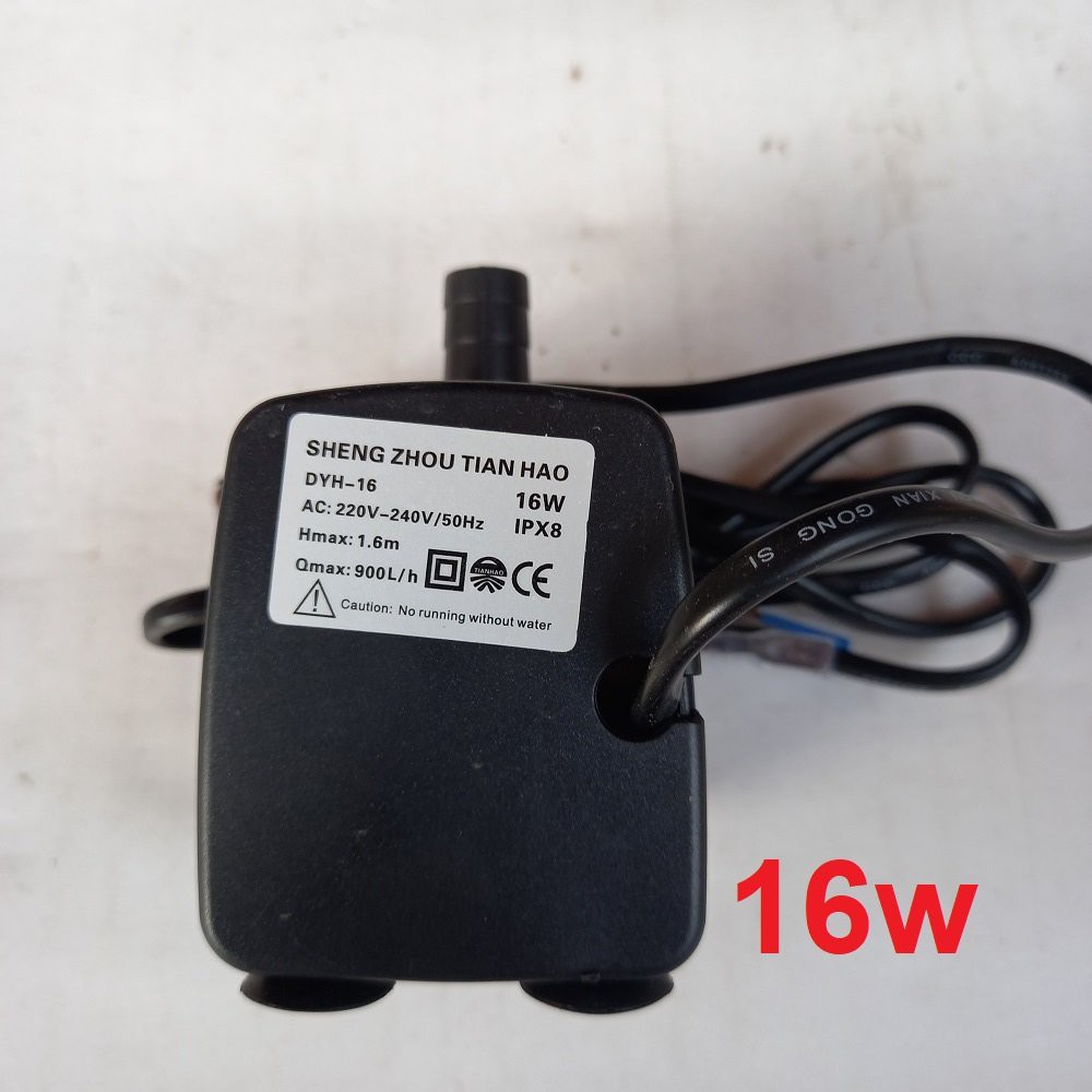 Bơm chìm mini 4W 8W 13w 16W 18W 25W - 220V quạt điều hoà hơi nước - bể cá thủy cảnh