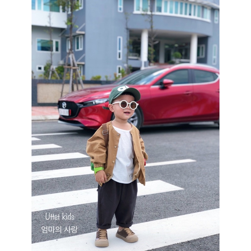 [Ảnh thật] ÁO KHOÁC BOMBER KAKI HÀN QUỐC 920 DÀNH CHO BÉ GÁI VÀ BÉ TRAI TỪ 1 TUỔI ĐẾN HƠN 5 TUỔI SIZE 80 ĐẾN 120