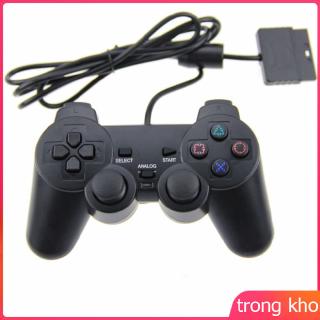 Tay cầm chơi game có dây chế độ rung dành cho ps2