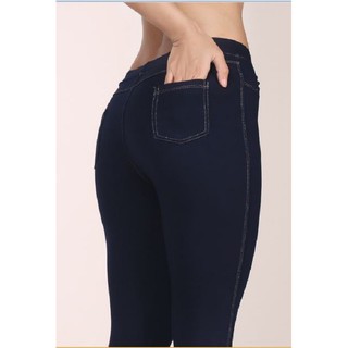 QUẦN LEGGING GIẢ JEAN ÔM DÁNG