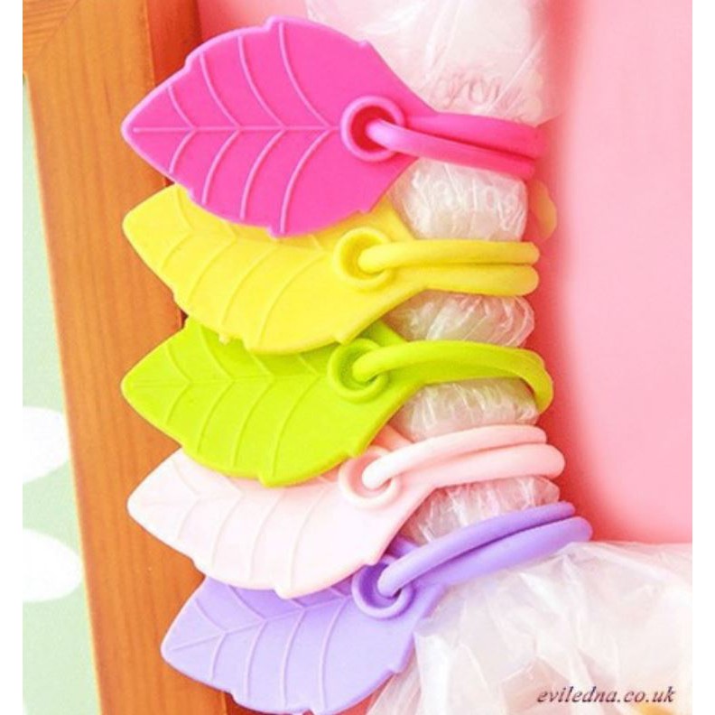 Dây cột miệng túi, dây cáp hình chiếc lá xinh xắn