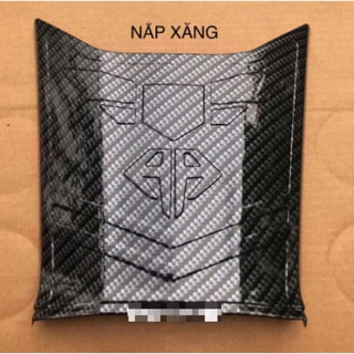 Ốp nắp xăng ab 2020 cacbon