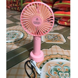 Sỉ quạt sạc pin mini có đế