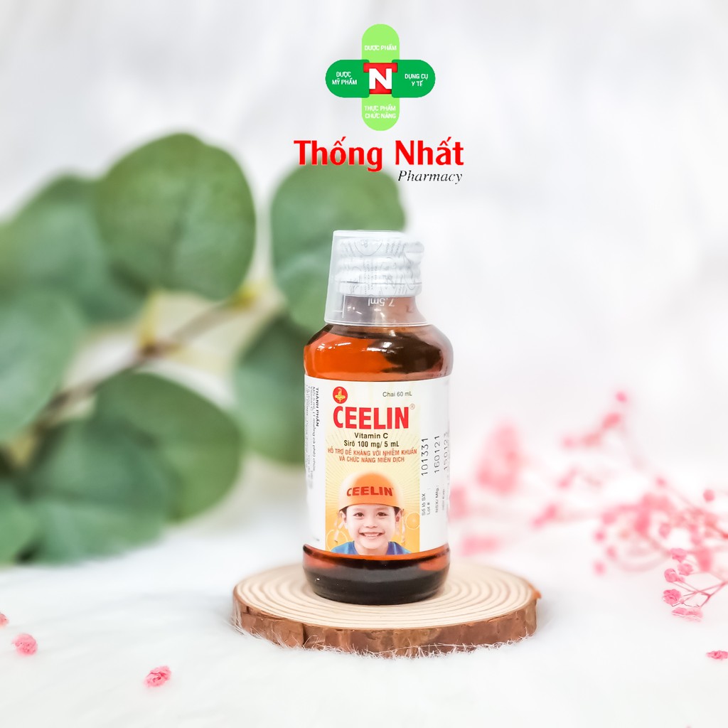 SIRO CEELIN BỔ SUNG VITAMIN C TĂNG SỨC ĐỀ KHÁNG 60ML