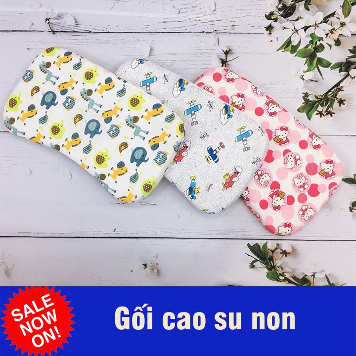 Gối cao su non cho bé