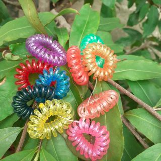 Sỉ 30 cột tóc lò xo nhiều màu (loại 2-3cm)