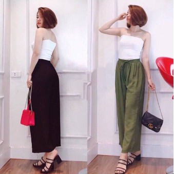 Quần đũi nữ ống rộng - MIN Boutiques - Ảnh thật - Nhiều màu - Hàng chất lượng - Đẹp