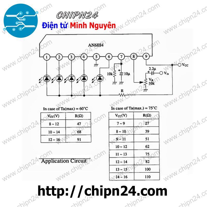 Bộ DIY LED Nháy Theo Nhạc AN6884 2x5 Led - [Chọn Loại] | BigBuy360 - bigbuy360.vn