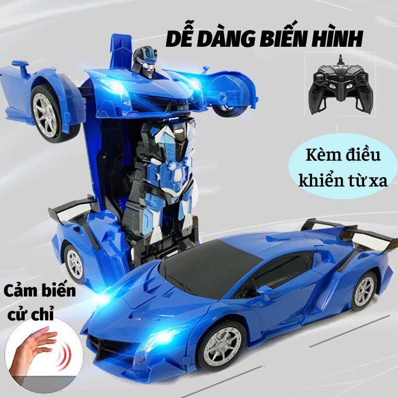 Xe Điều Khiển Từ Xa Ô Tô Đồ Chơi Điều Khiển Thông Minh Biến Hình Robot Hiện Đại TITAN STORE