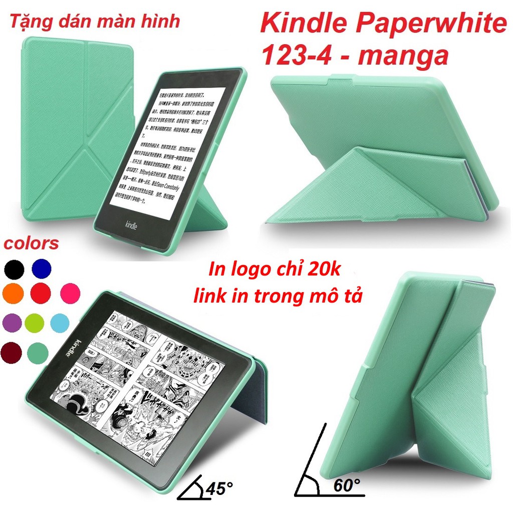 [Kindle Paperwhite 123--4] Smart Cover Origami - bao da thông minh để bàn