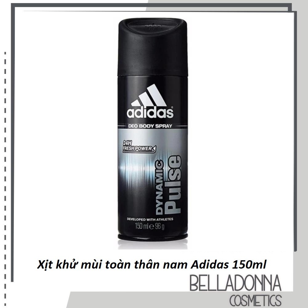 [Chuẩn Auth] Xịt khử mùi nam Adidas Deo Body Spray 24H Fresh Power 150ml #Dynamic Pluse