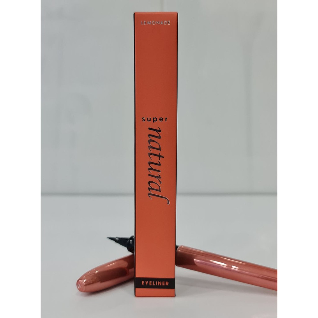 Bút Kẻ Mắt Nước Lâu Trôi Lemonade Super Natural Eyeliner Màu Đen 1g Hàn Quốc