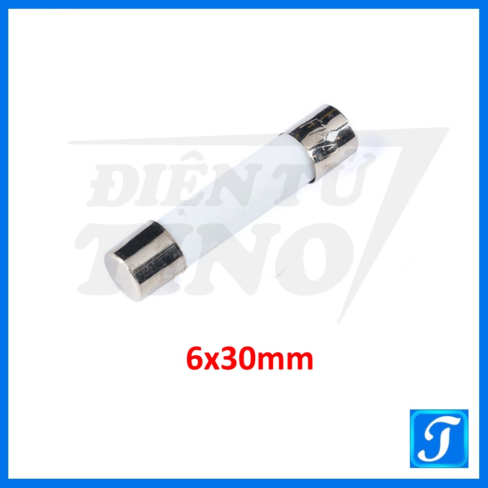 Cầu Chì Sứ 1A 2A 3A 4A 5A 6A 10A 15A 20A 250V 5x20mm 6x20mm