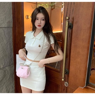 Set croptop kèm quần váy