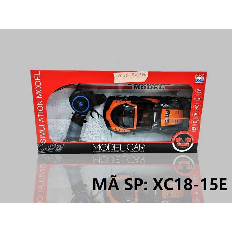 XC18-15E ĐỒ CHƠI XE HƠI ĐIỀU KHIỂN 7 ĐỘNG TÁC - BUGATTI MUI TRẦN - CẦN GẠT XOAY, CÓ SẠC - TL 1:18 | VINH ĐỒ CHƠI
