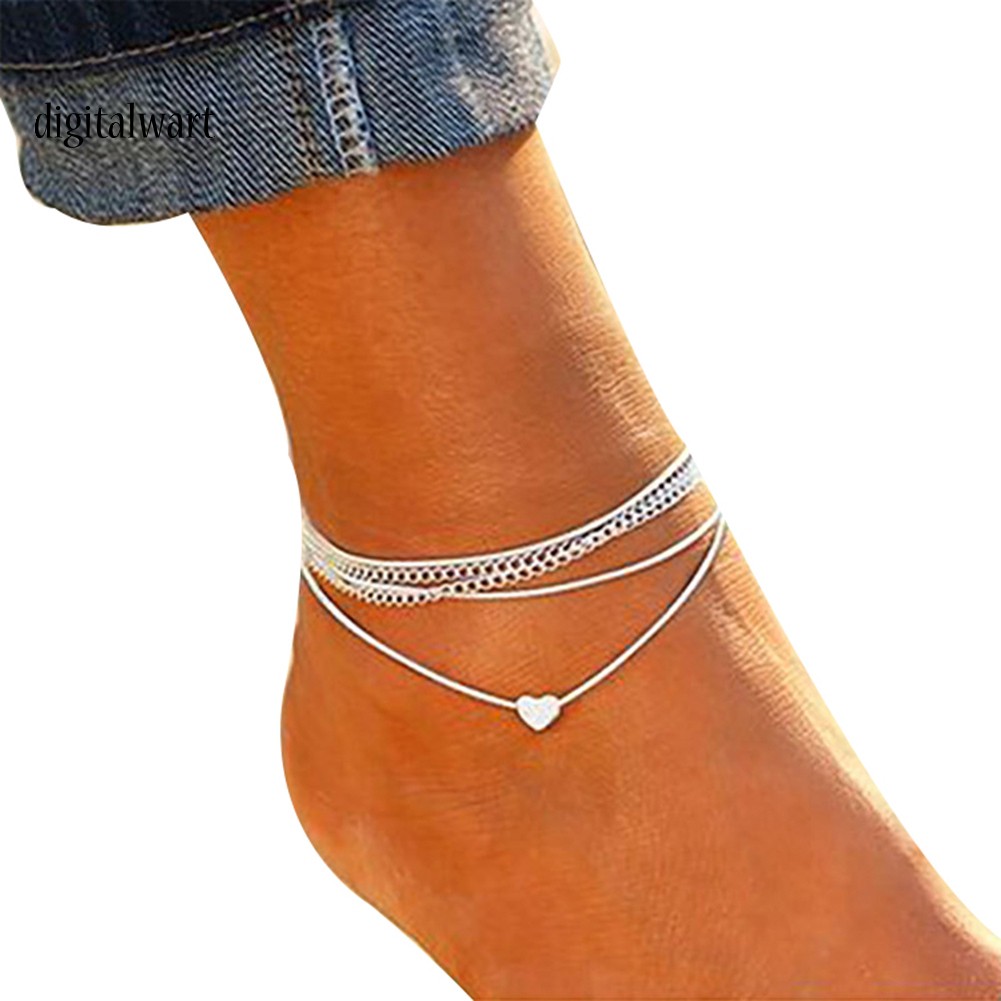 Lắc Chân Nhiều Tầng Hình Trái Tim Xinh Xắn Cho Nữ | BigBuy360 - bigbuy360.vn