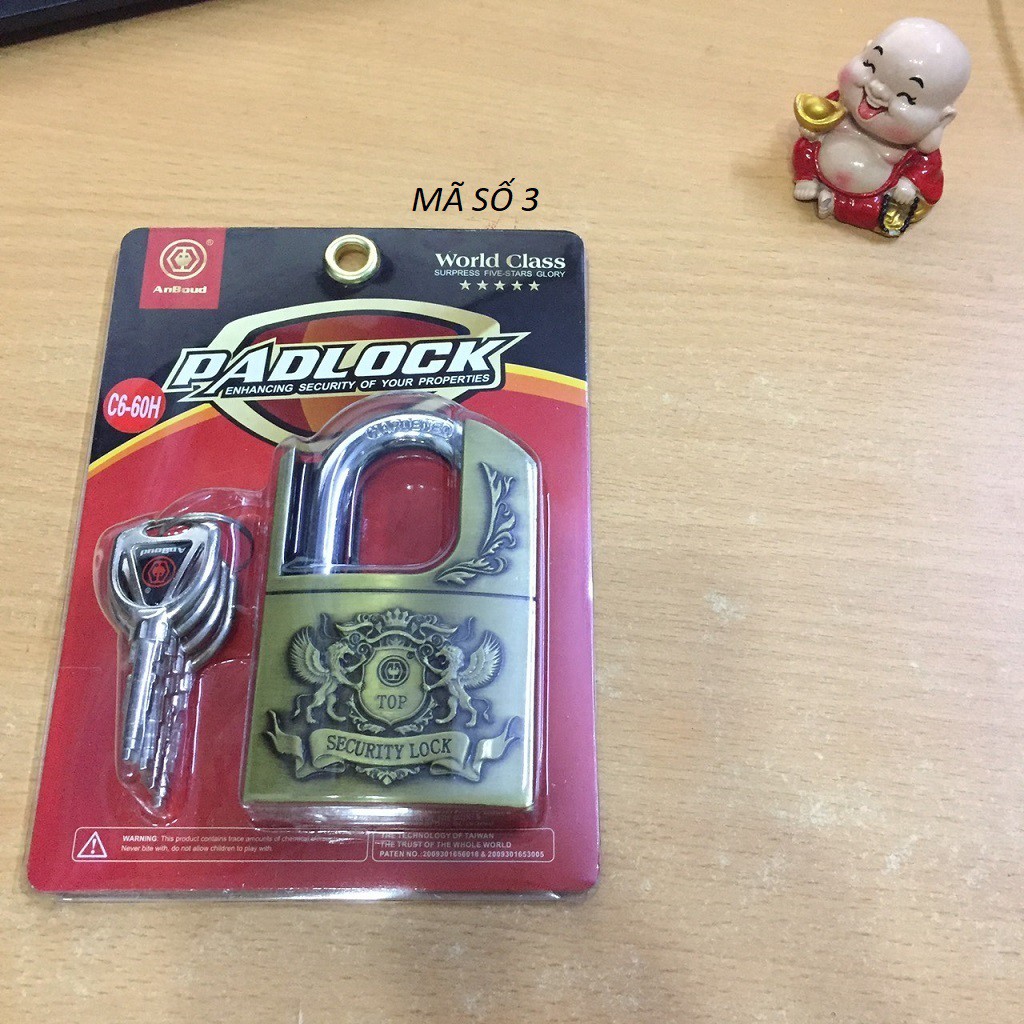 Ổ KHÓA CHỐNG CẮT 60MM PADLOCK C6-60H