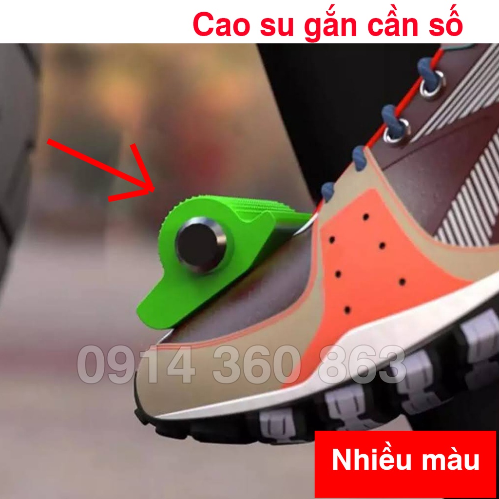 Cao su gắn cần số xe côn tay Kingdrag nhiều màu