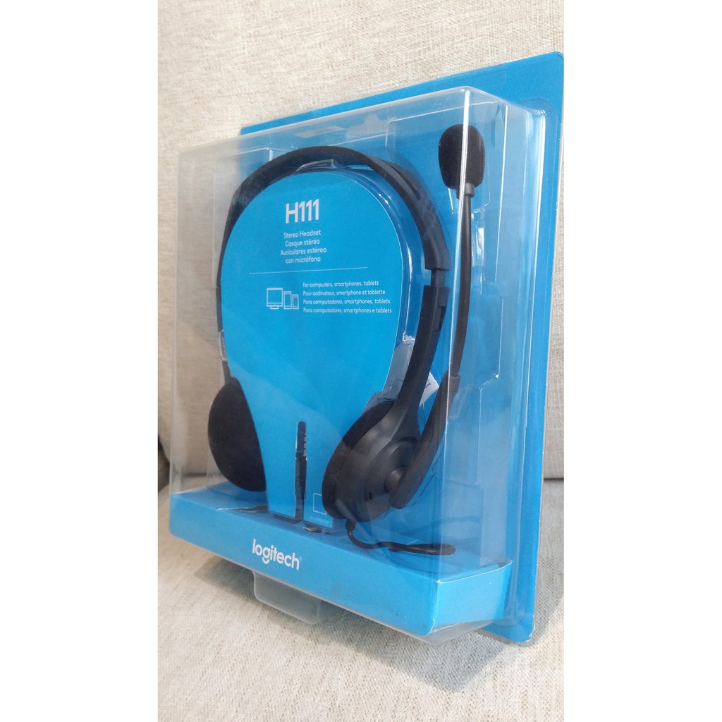 Tai nghe chụp tai LOGITECH Stereo H111 (Đen)