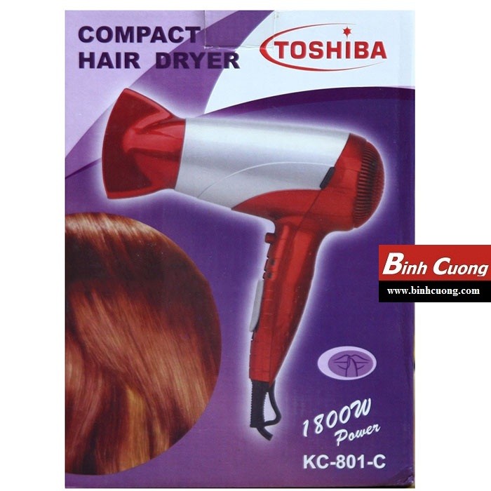 MÁY SẤY TÓC HAI CHIỀU TOSHIBAS  KC-801-C