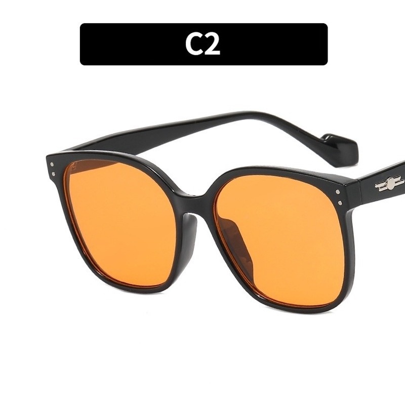 (KIQI-FASHION) COD Kính Mát Gọng Lớn Chống Tia UV400 Thời Trang Cho Nam Nữ