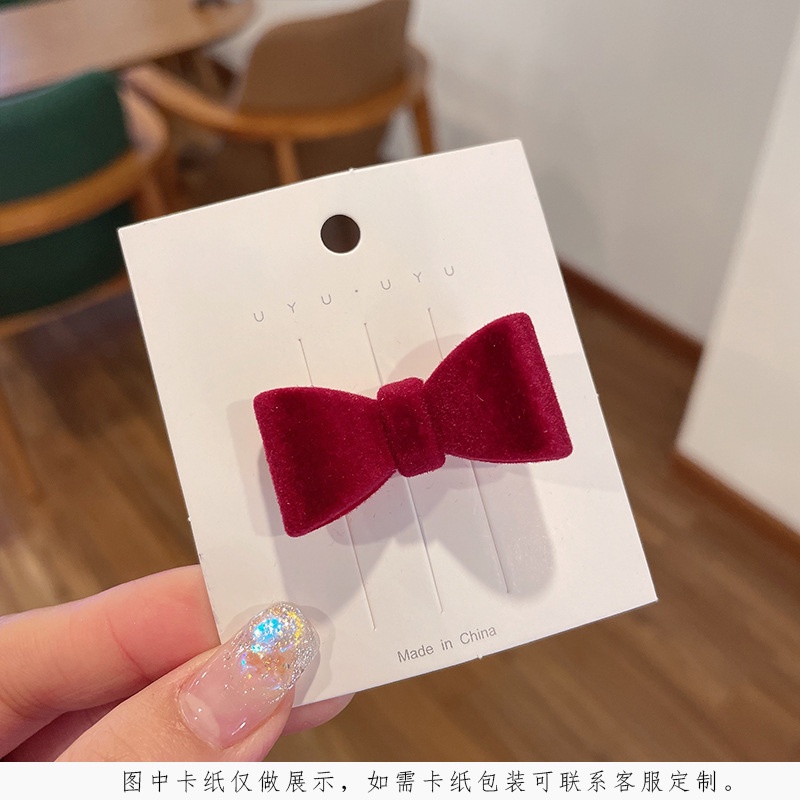 Kẹp Tóc Hình Nơ Nhỏ Xinh Xắn Dễ Thương Phong Cách Hàn Quốc