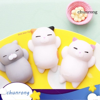 Cr Đồ Chơi Squishy Hình Mèo Dễ Thương Bóp Xả Stress