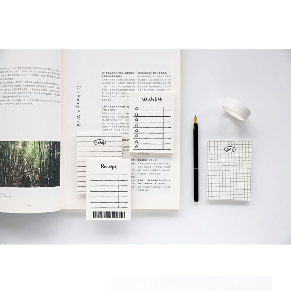 Set 50 tờ giấy ghi chú DIY cỡ nhỏ tiện dụng dùng cho văn phòng