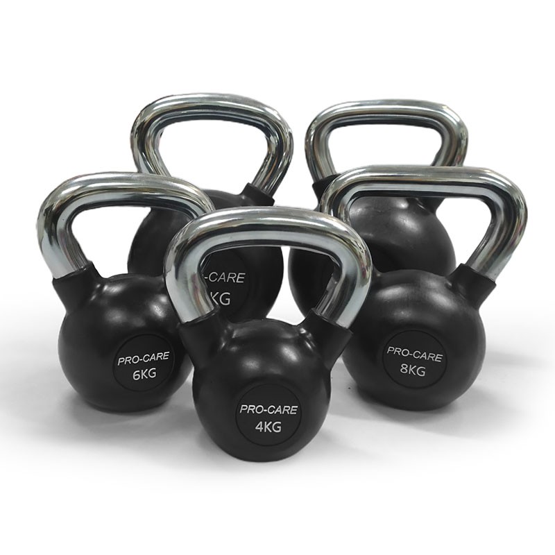 Tạ bình vôi tạ ấm tạ quai xách bọc cao su pro care 8kg SPORTSLINK