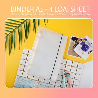 Binder A5 - Binder đựng ảnh nhiều kích thước