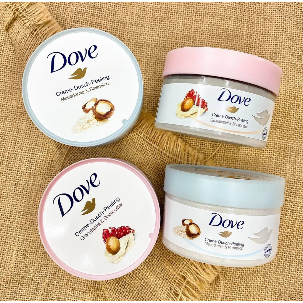 Tẩy Da Chết Dove Đức Creme - Dusch - Peeling 225ml