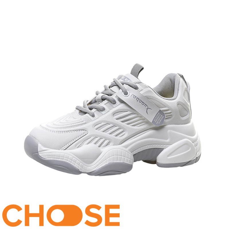 Giày Nữ Thể Thao Sneaker Choose Mẫu 2021 Độn Đế ULZANG Tăng Chiều Cao G52K1