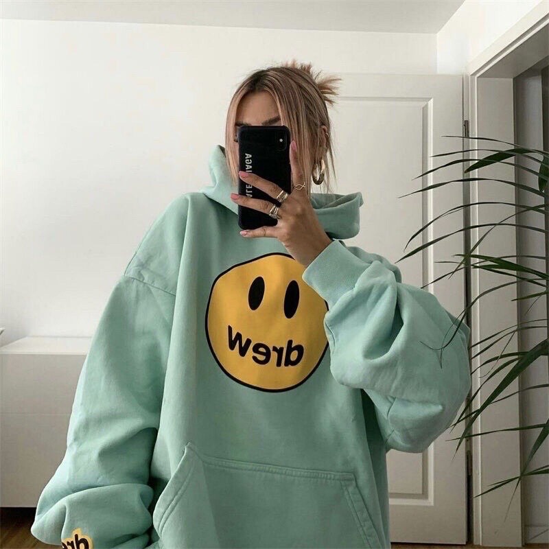 [ giá sỉ ]   Áo Hoodie mặt cười DREW Áo nam nữ Chất nỉ cottong dày đẹp phong cách Unisex