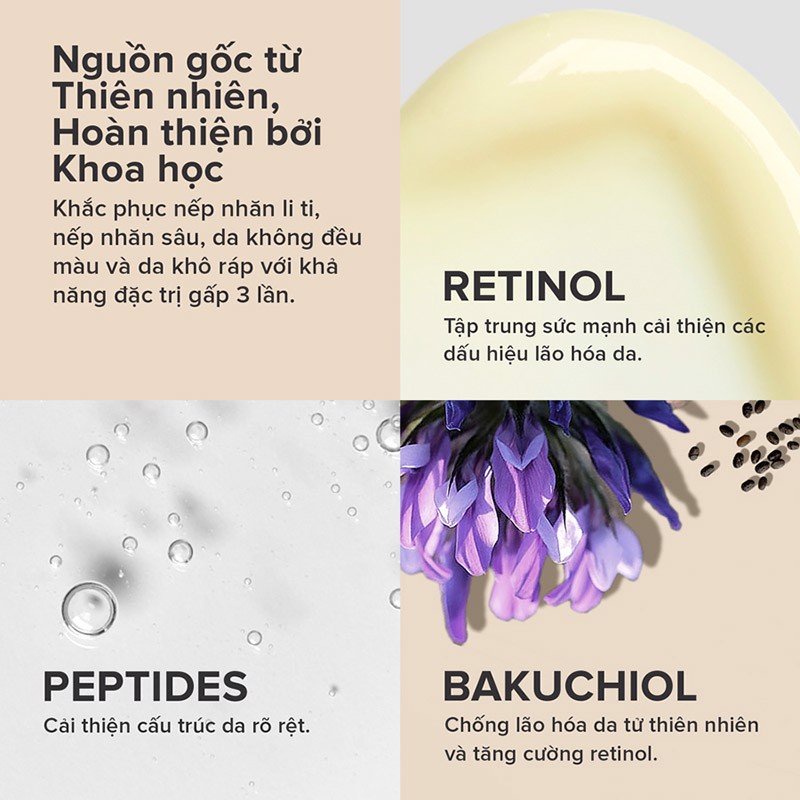 0.3% RETINOL + 2% BAKUCHIOL PAULA'S CHOICE tinh chất chống lão hoá 5ml - 30ml