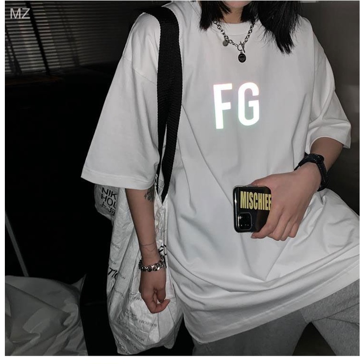 ÁO THUN, ÁO PHÔNG TAY LỠ NAM NỮ UNISEX OVERSIZE, ÁO PHÔNG FORM RỘNG FG PHẢN QUANG D33