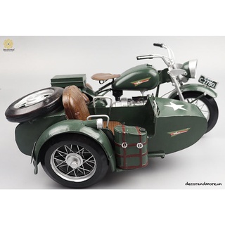 Mô Hình Xe Sidecar Quân Đội