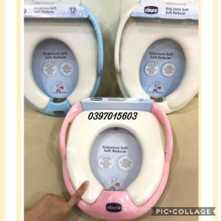 Bệ đặt toilet Chicco cho bé đi vệ sinh trên bồn cầu người lớn