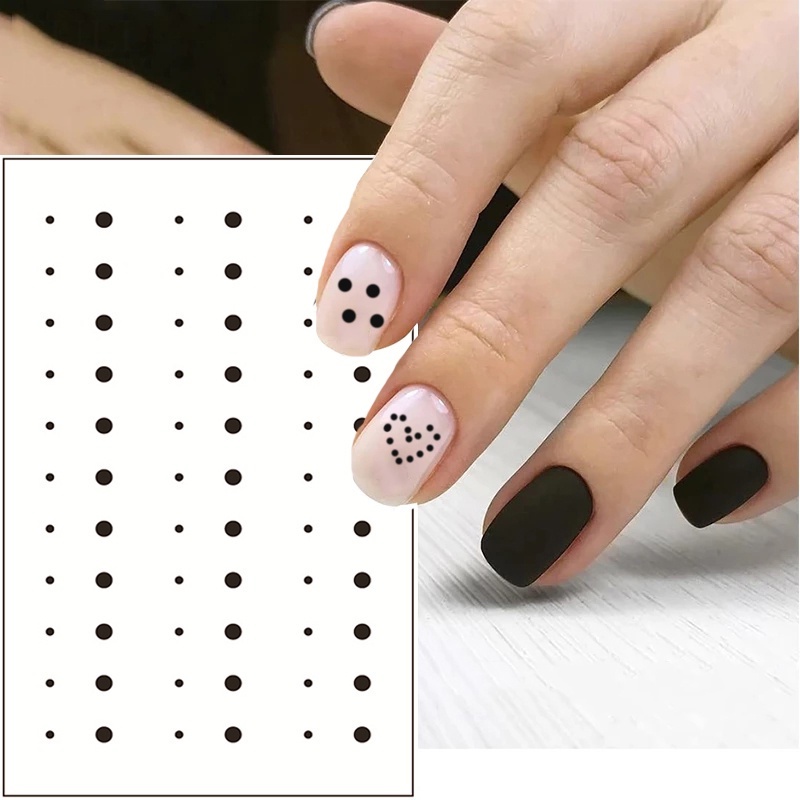 Miếng Dán Hình Xăm Nốt Ruồi / Đen Quyến Rũ DIY Cho Nữ