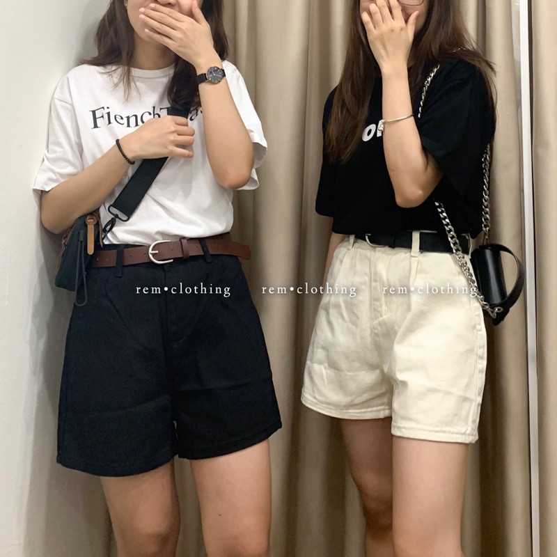 Quần short jean basic (ẢNH THẬT)