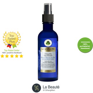 Sanoflore Bleuet Messicole Bio - Toner làm dịu có thể sử dụng cho vùng da mắt và làm sáng da