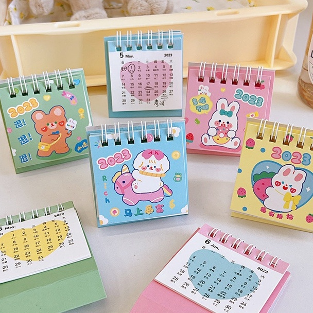 Lịch 2023 Mini Bỏ Túi Cầm Tay Làm Sổ Throwback Memories Bullet Journal