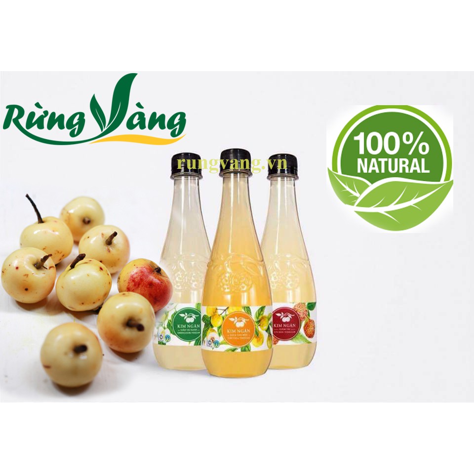 Dấm Táo Mèo - Giấm Táo Mèo Kim Ngân Chai 450 ml