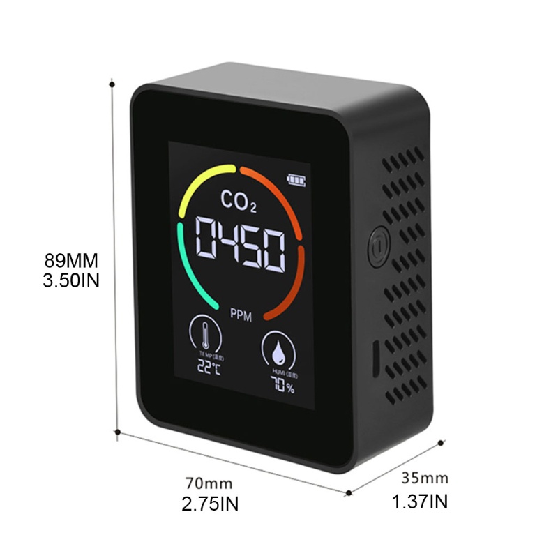 Thiết Bị Cảm Biến Nhiệt Độ Độ Ẩm CO2 400-5000PPM Chuyên Dụng