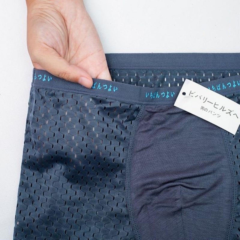 COMBO 2 Quần boxer nam thun lạnh thông hơi - Hàng VNXK Nhật, chất lượng cao 2xBXTH