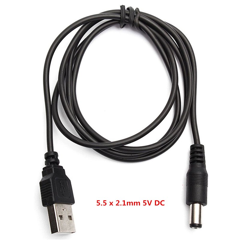 Dây cáp nguồn DC cổng USB 5V 5.5 * 2.1mm cho thiết bị điện tử nhỏ